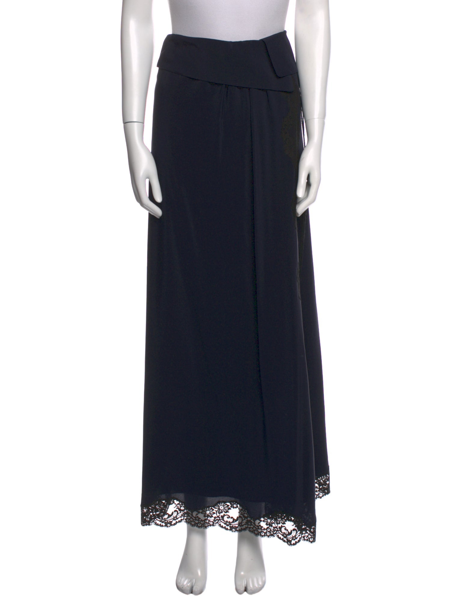 Chloé Silk Long Skirt