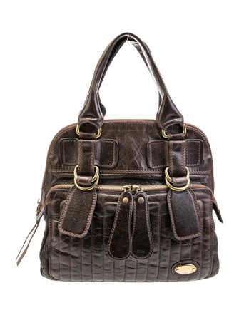 Chloé Leather Top Handle Bag