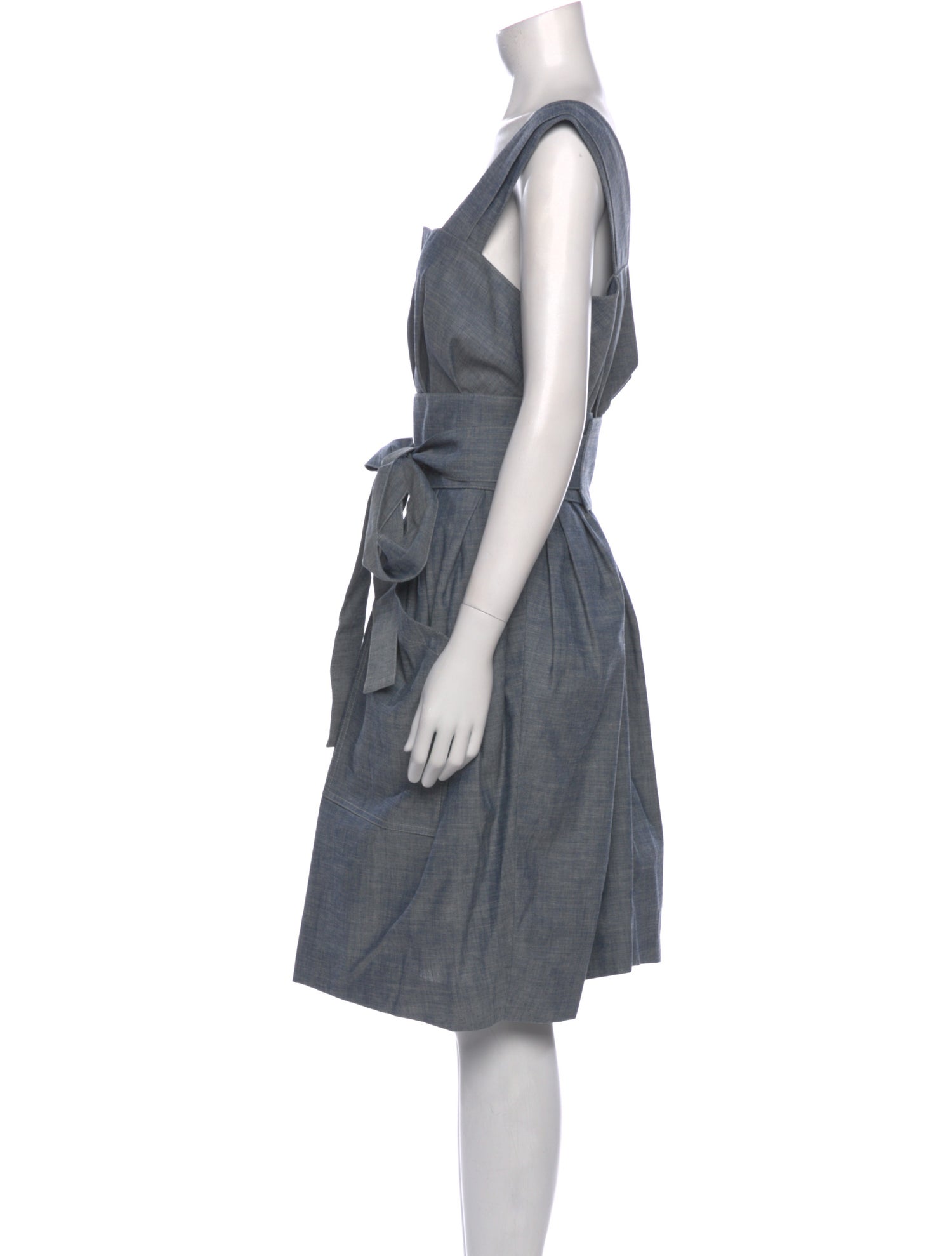 Chloé Square Neckline Knee-Length Dress w/ Tags