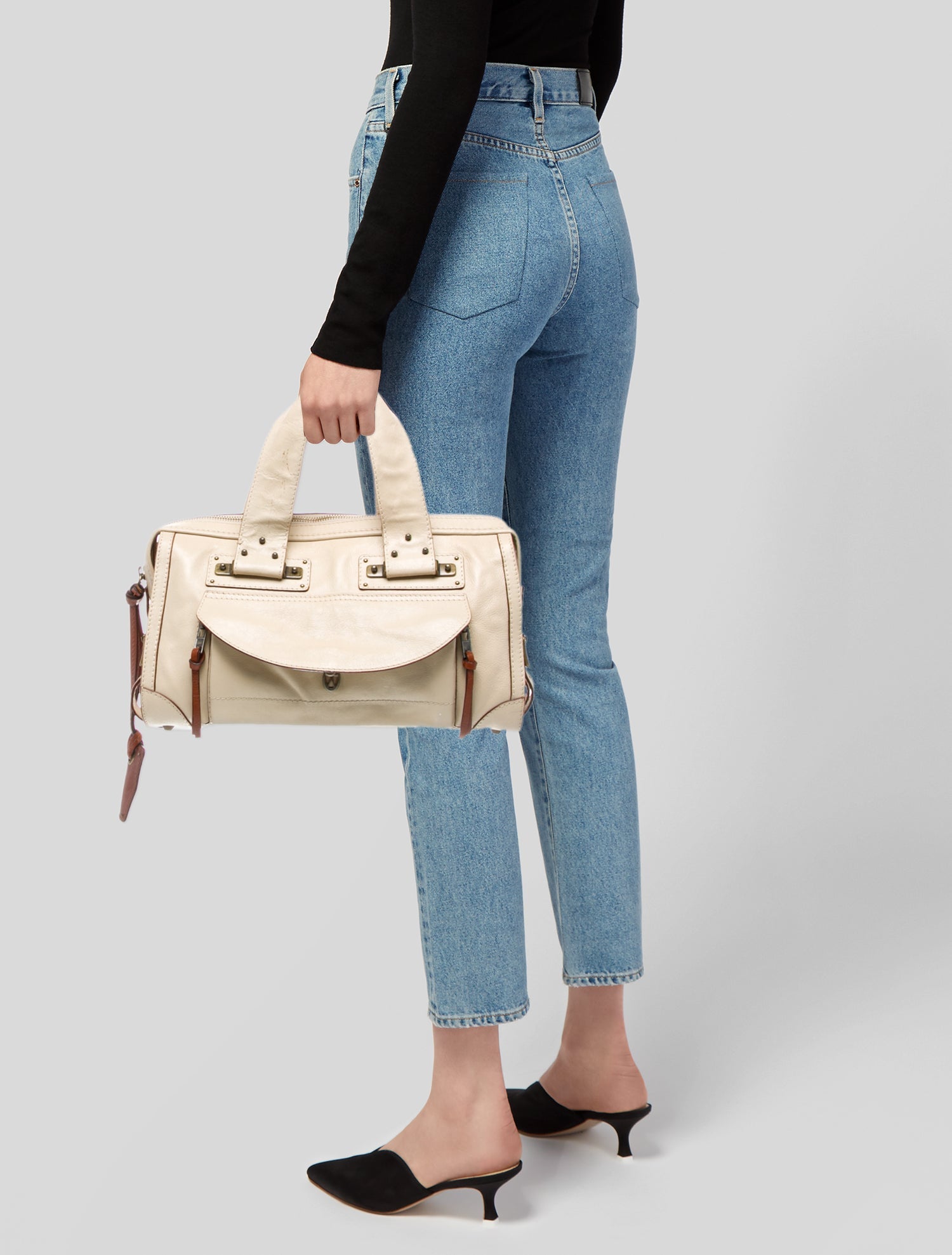 Chloé Leather Top Handle Bag