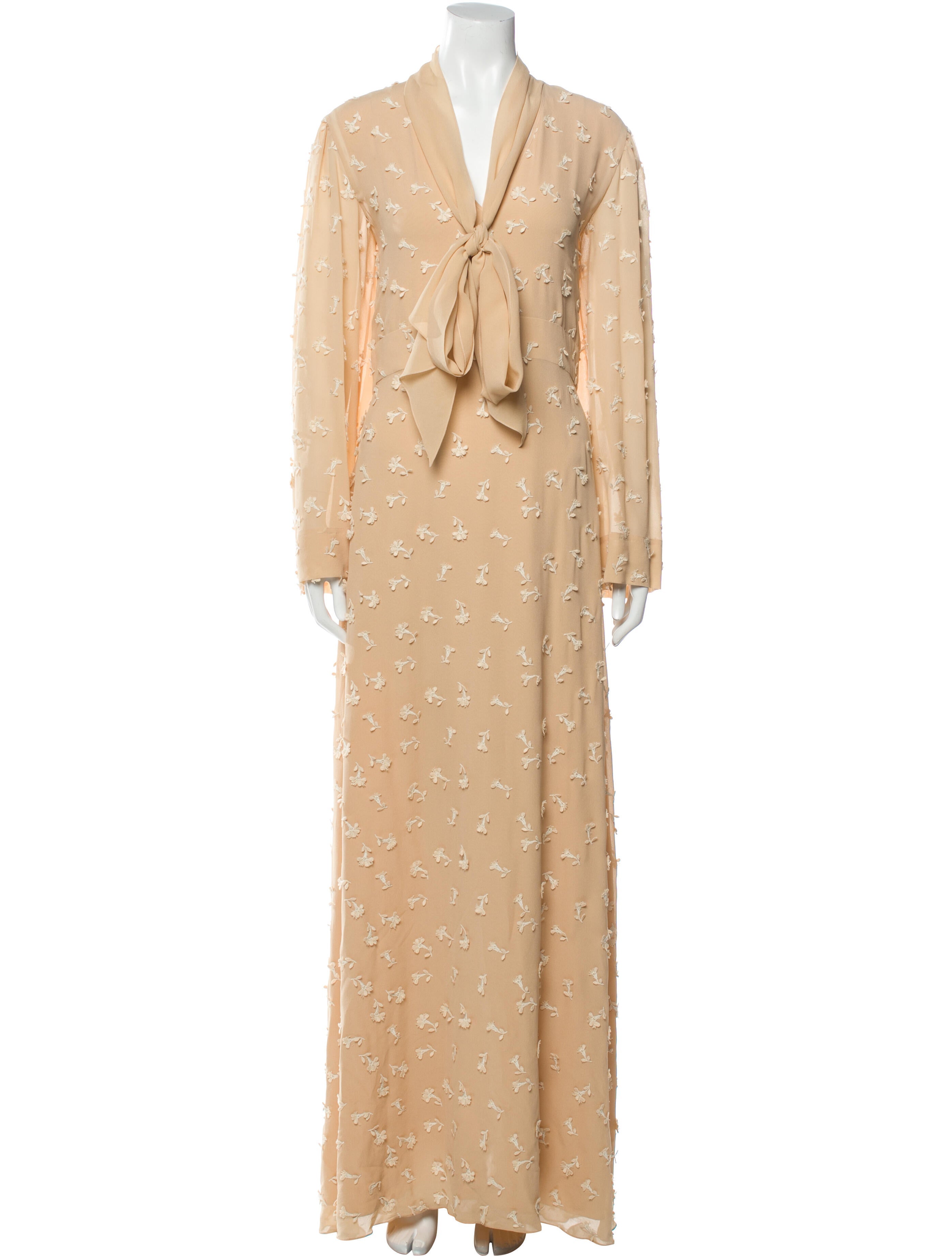 Chloé Silk Long Dress