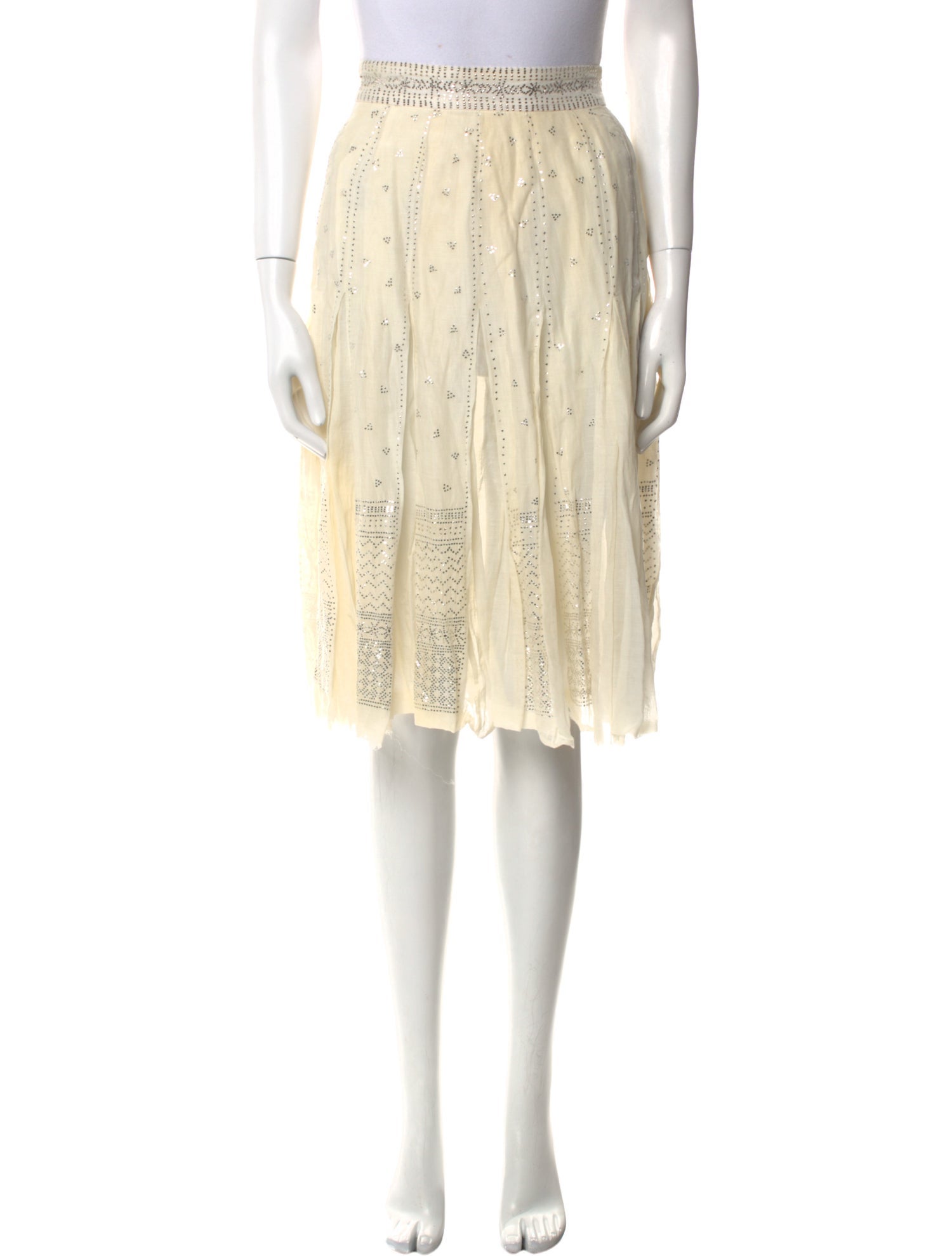 Chloé Printed Knee-Length Skirt