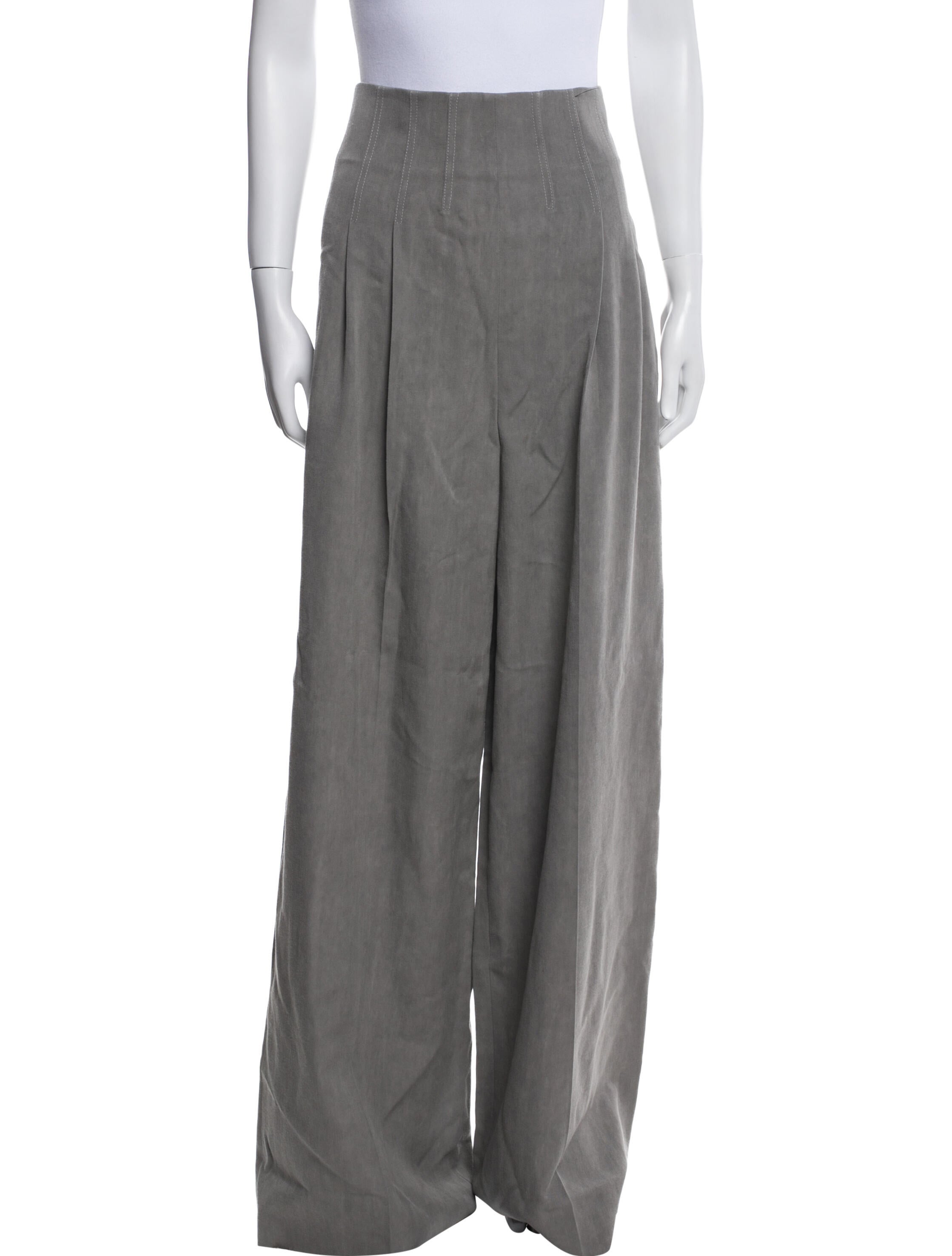 Chloé Virgin Wool Wide Leg Pants w/ Tags