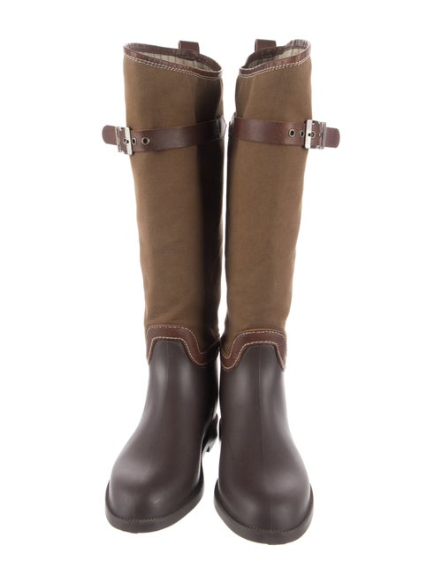 Chloé Canvas Rain Boots
