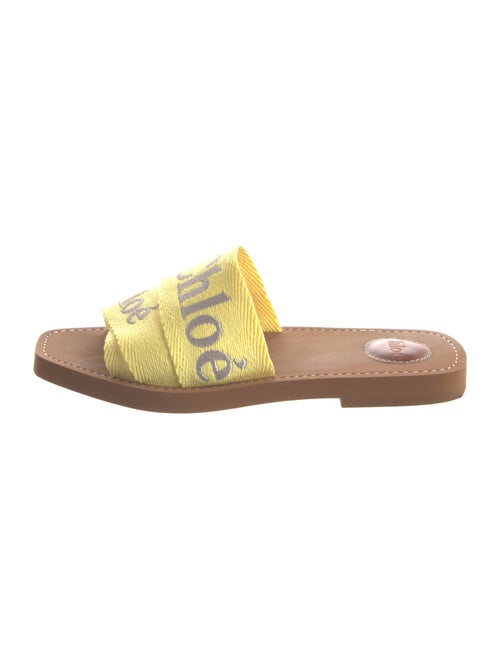 Chloé Printed Embroidered Accent Slides