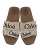 Chloé Canvas Graphic Print Slides