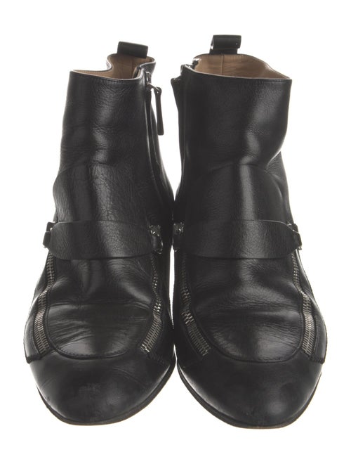 Chloé Leather Combat Boots