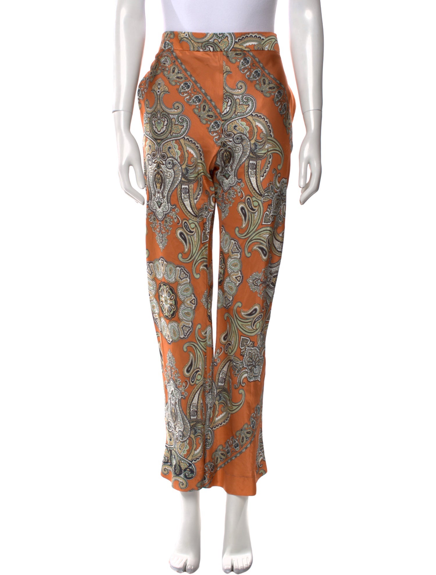 Chloé Silk Wide Leg Pants