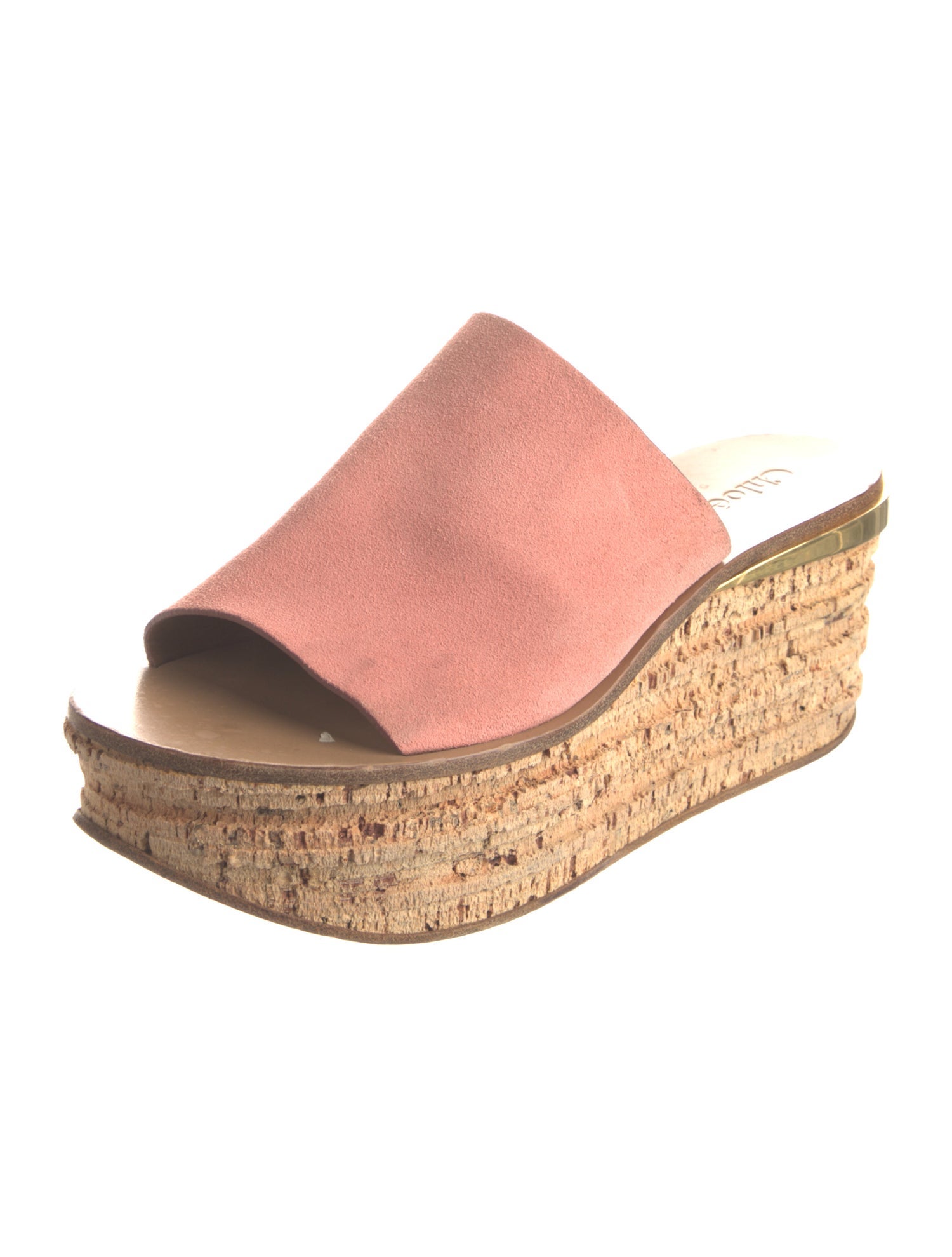 Chloé Suede Slides