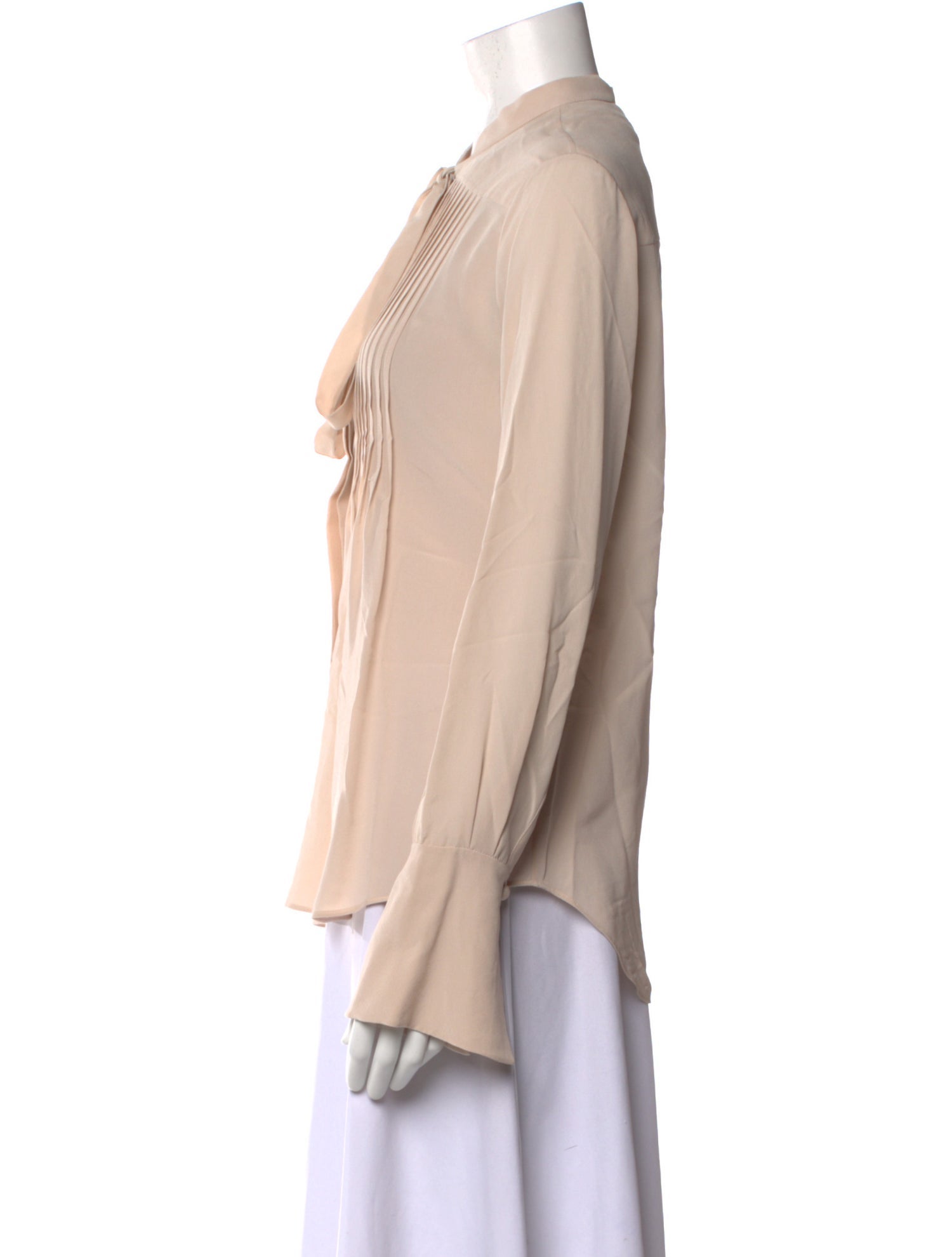 Chloé Silk Tie Neck Blouse