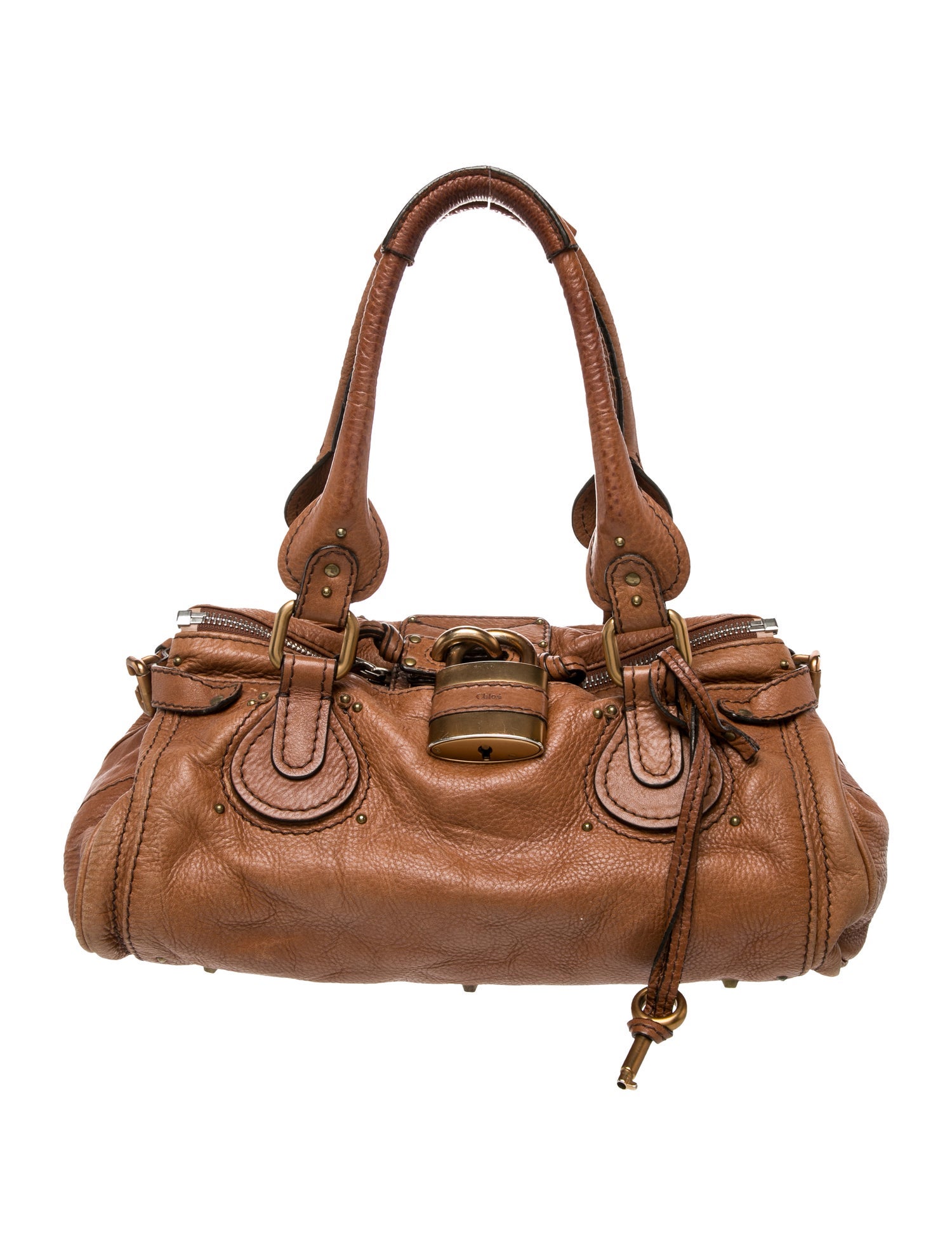 美品Chloé Paddington Mini Hand Bag Brown