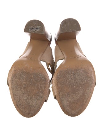 Chloé Suede Animal Print Slides