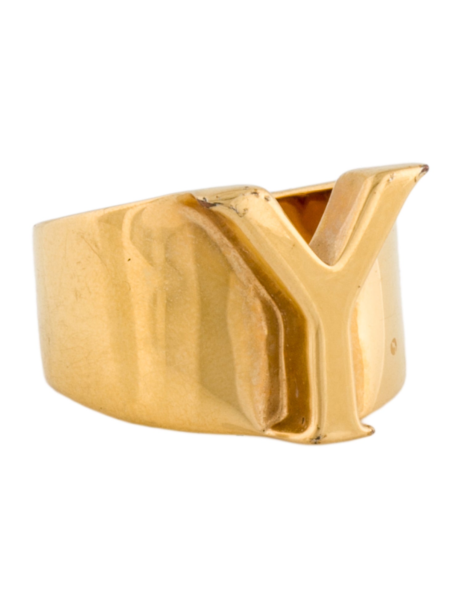 Chloé Alphabet 'Y' Cocktail Ring