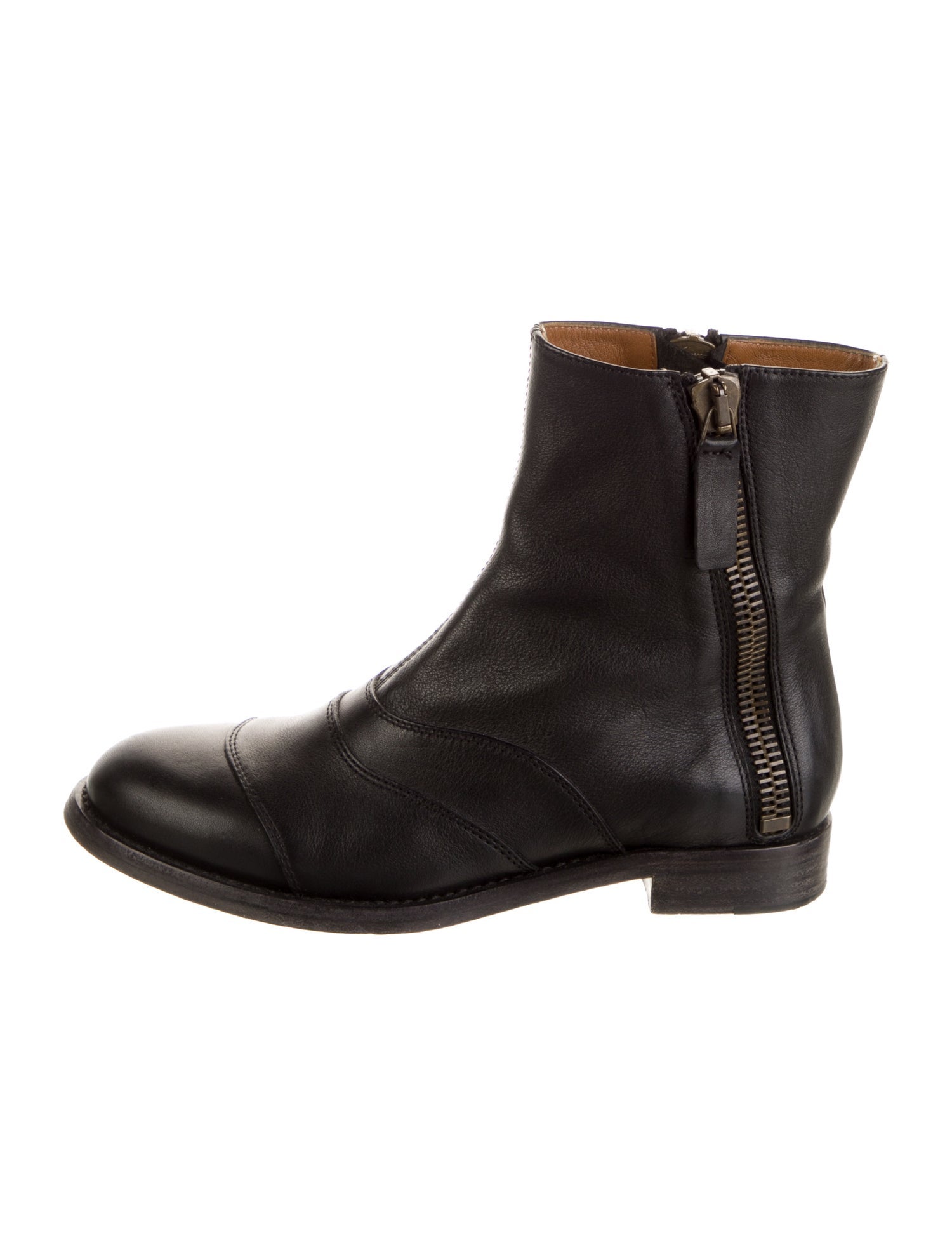 Chloé Leather Moto Boots