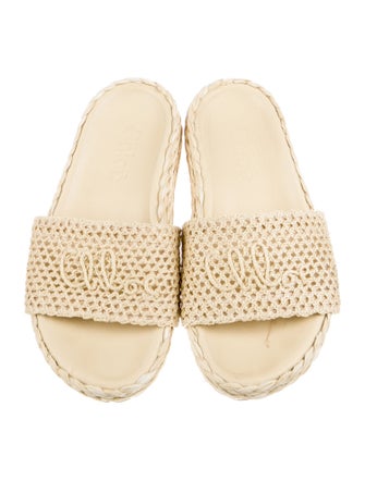 Chloé Raffia Espadrilles