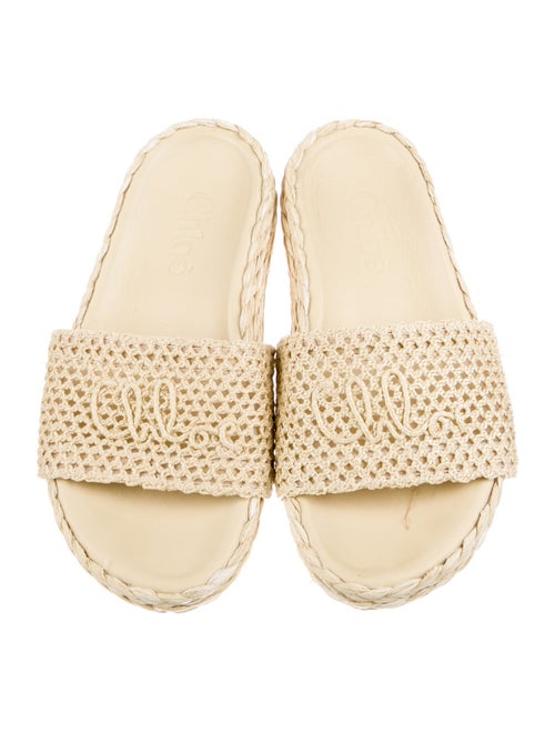 Chloé Raffia Espadrilles
