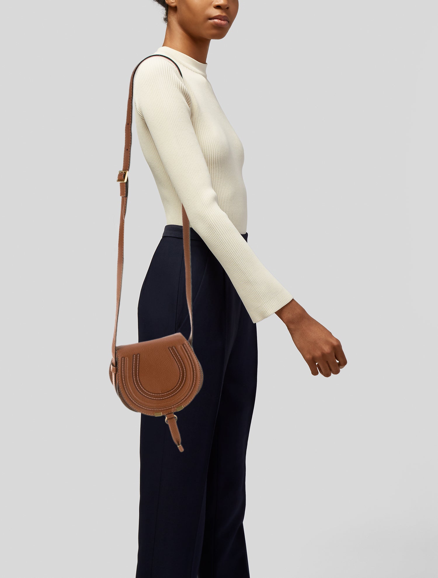 Chloé Leather Marcie Crossbody