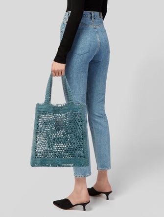 Chloé Raffia Tote Large
