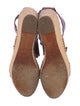 Chloé Leather Scalloped Accent Espadrilles