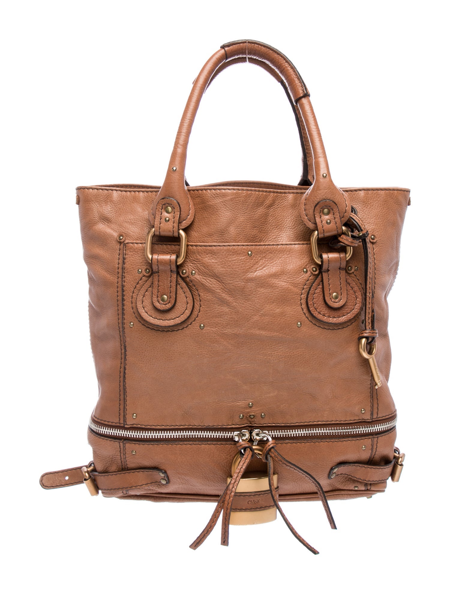 Chloé Leather Top Handle Bag