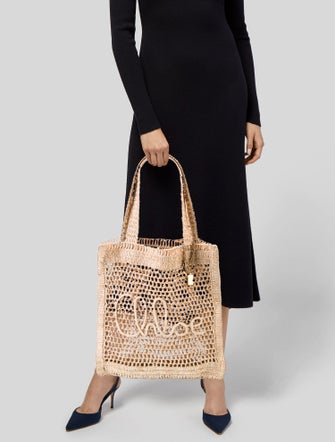 Chloé Raffia Tote