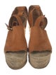 Chloé Suede Scalloped Accent Espadrilles