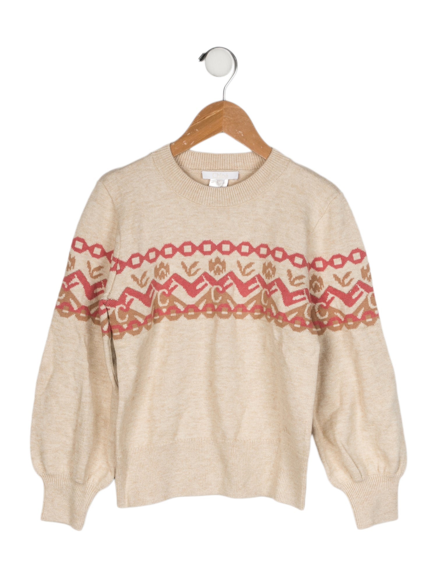 Chloé Printed Crewneck Sweater w/Tags
