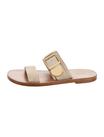 Chloé Suede Slides