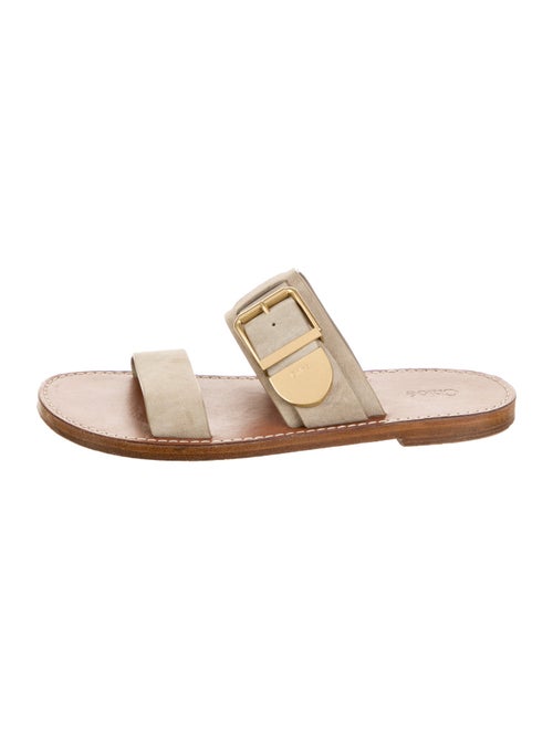 Chloé Suede Slides