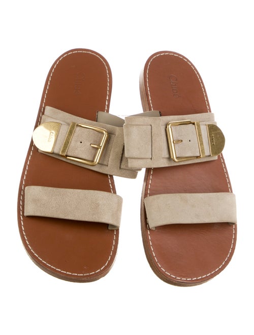 Chloé Suede Slides