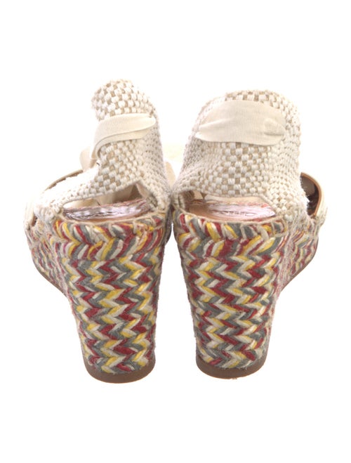 Chloé Leather Printed Espadrilles