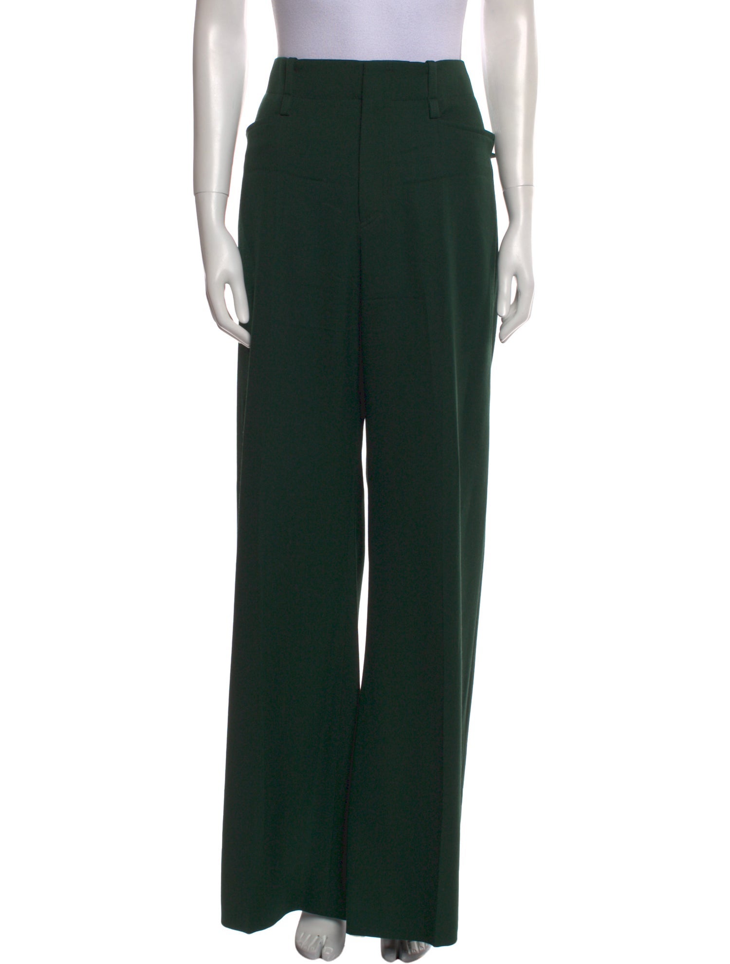 Chloé Virgin Wool Wide Leg Pants