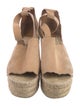Chloé Suede Scalloped Accent Espadrilles