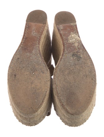 Chloé Suede Scalloped Accent Espadrilles