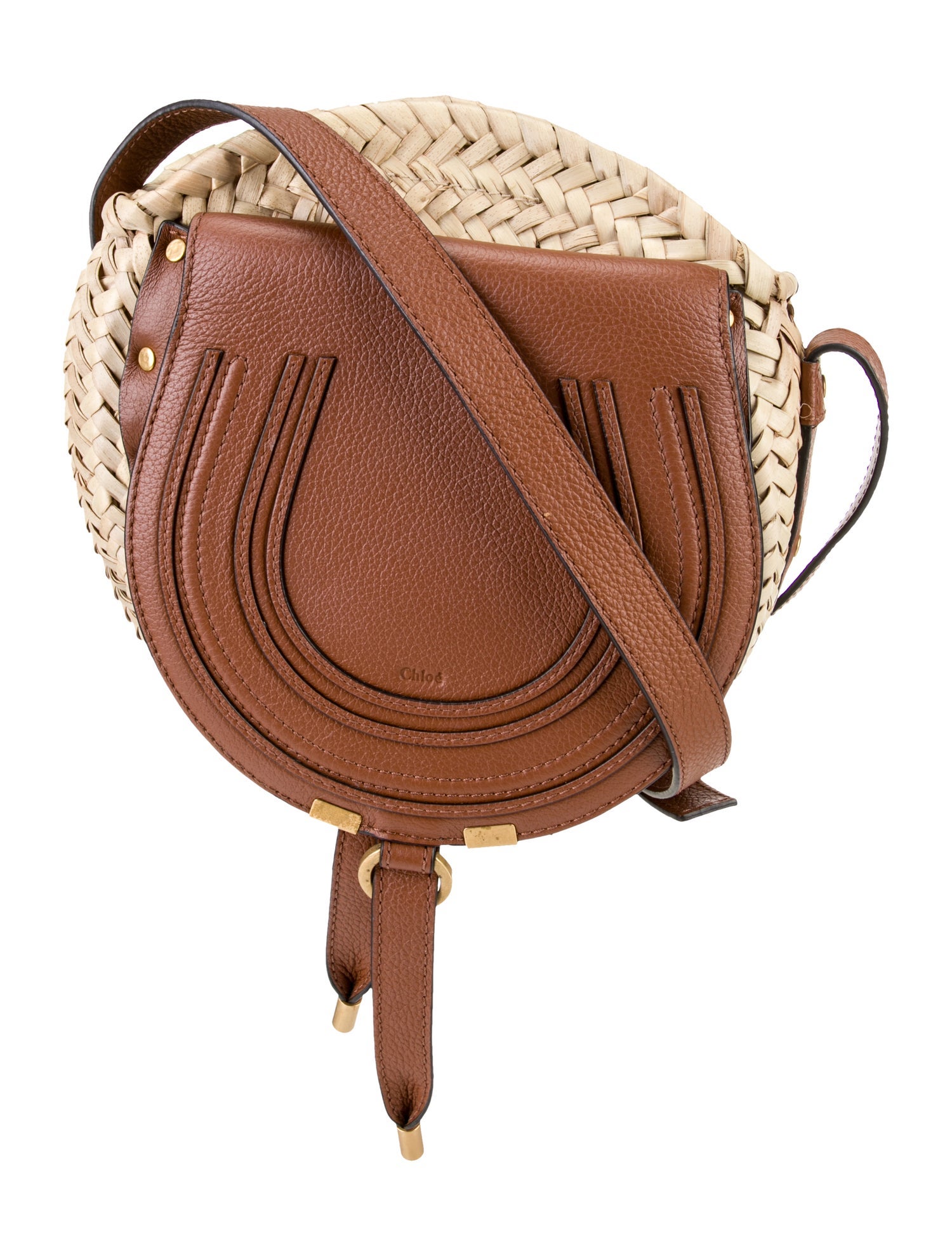 Chloé Raffia Crossbody Bag 2023