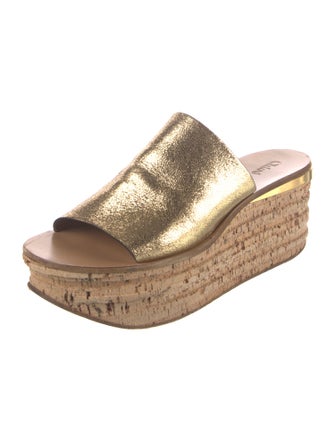 Chloé Leather Slides