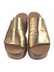 Chloé Leather Slides