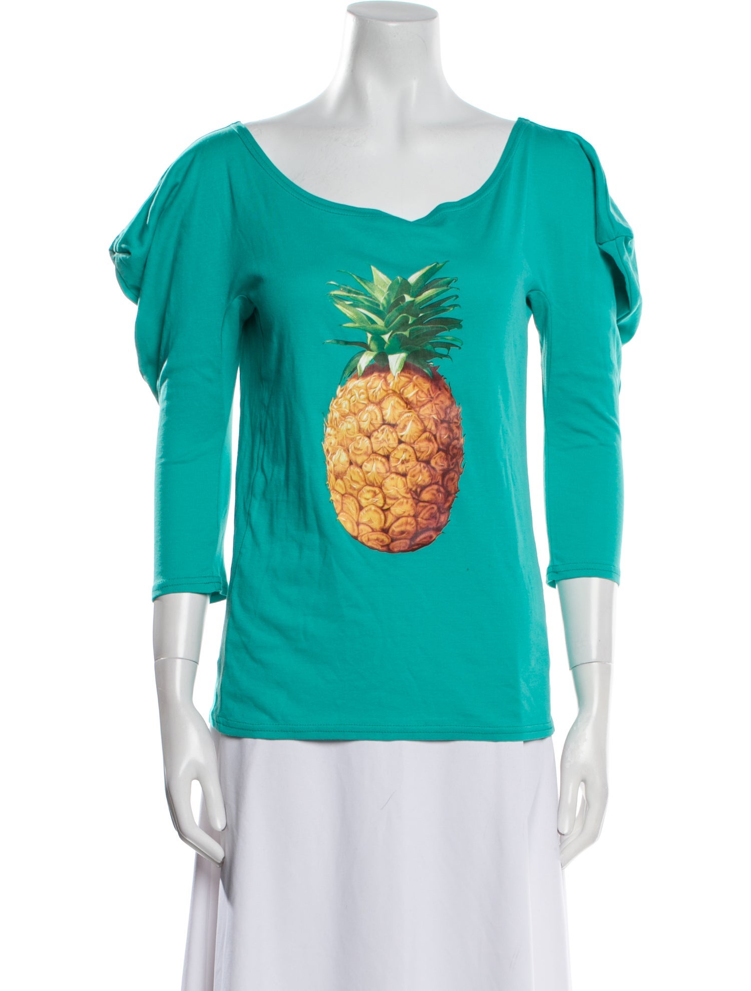 Chloé Graphic Print Scoop Neck T-Shirt