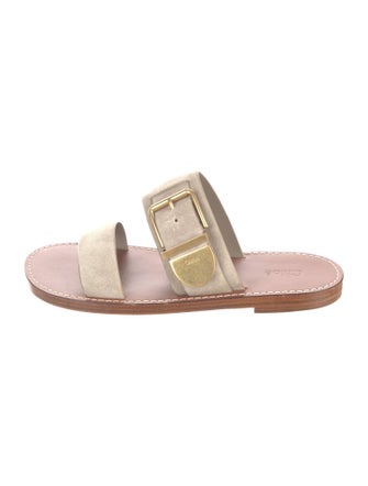 Chloé Suede Slides