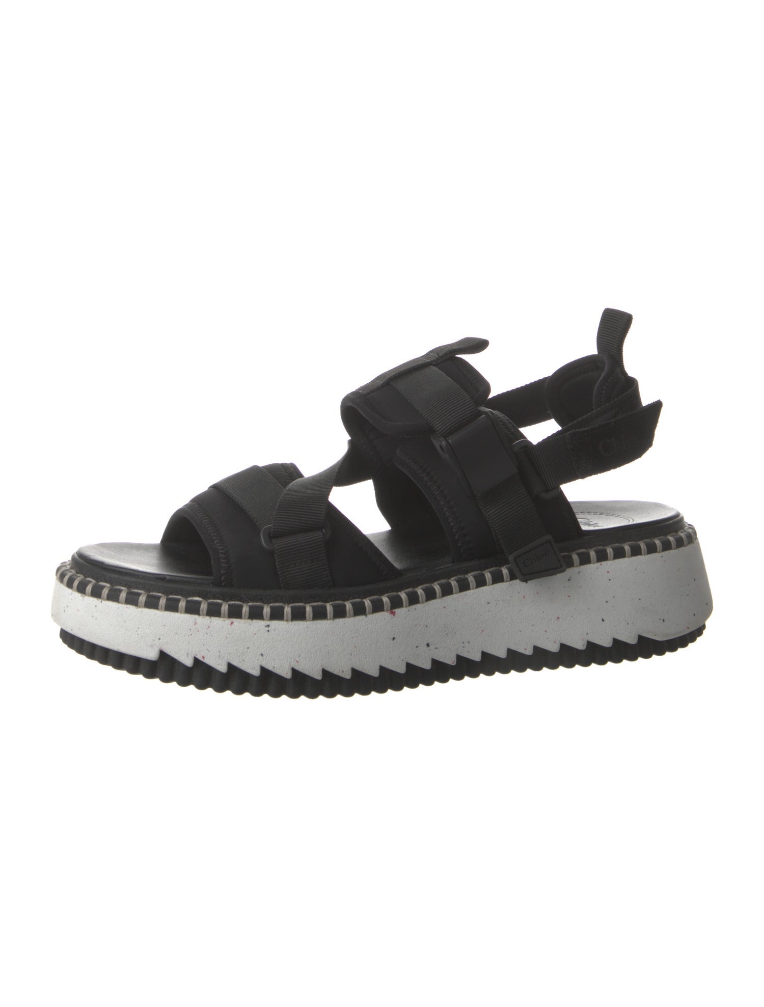 Chloé Neoprene Slingback Sandals