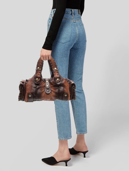 Chloé Python Silverado