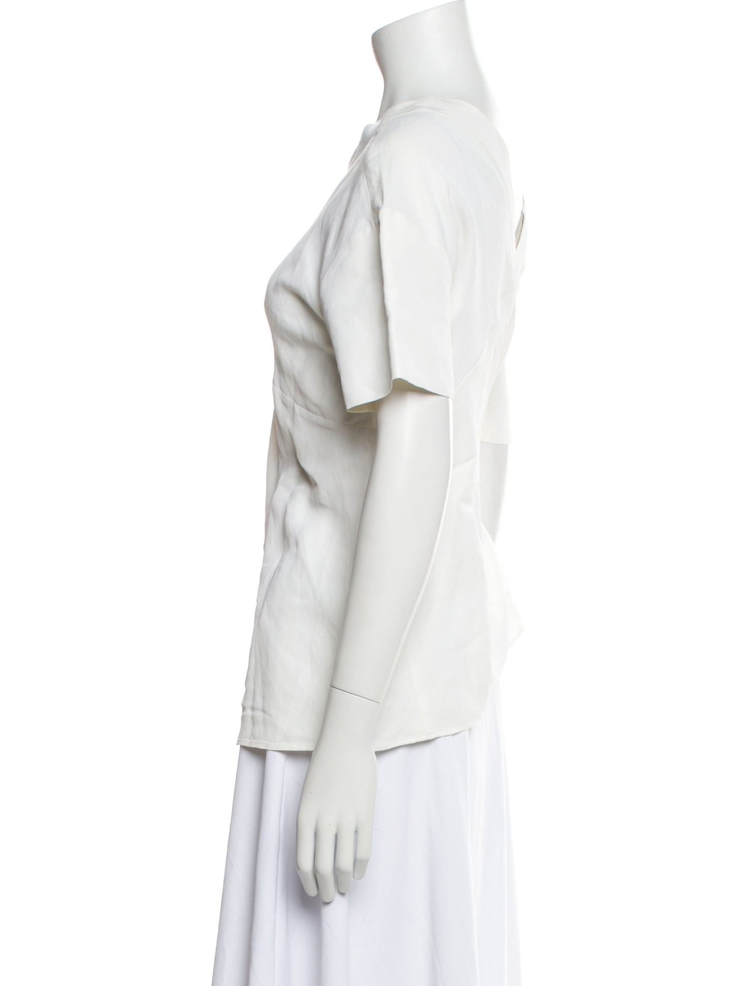 Chloé Silk V-Neck Blouse