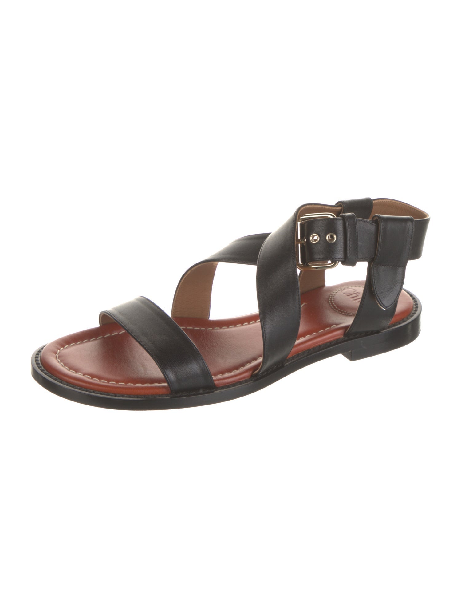 Chloé Leather Gladiator Sandals