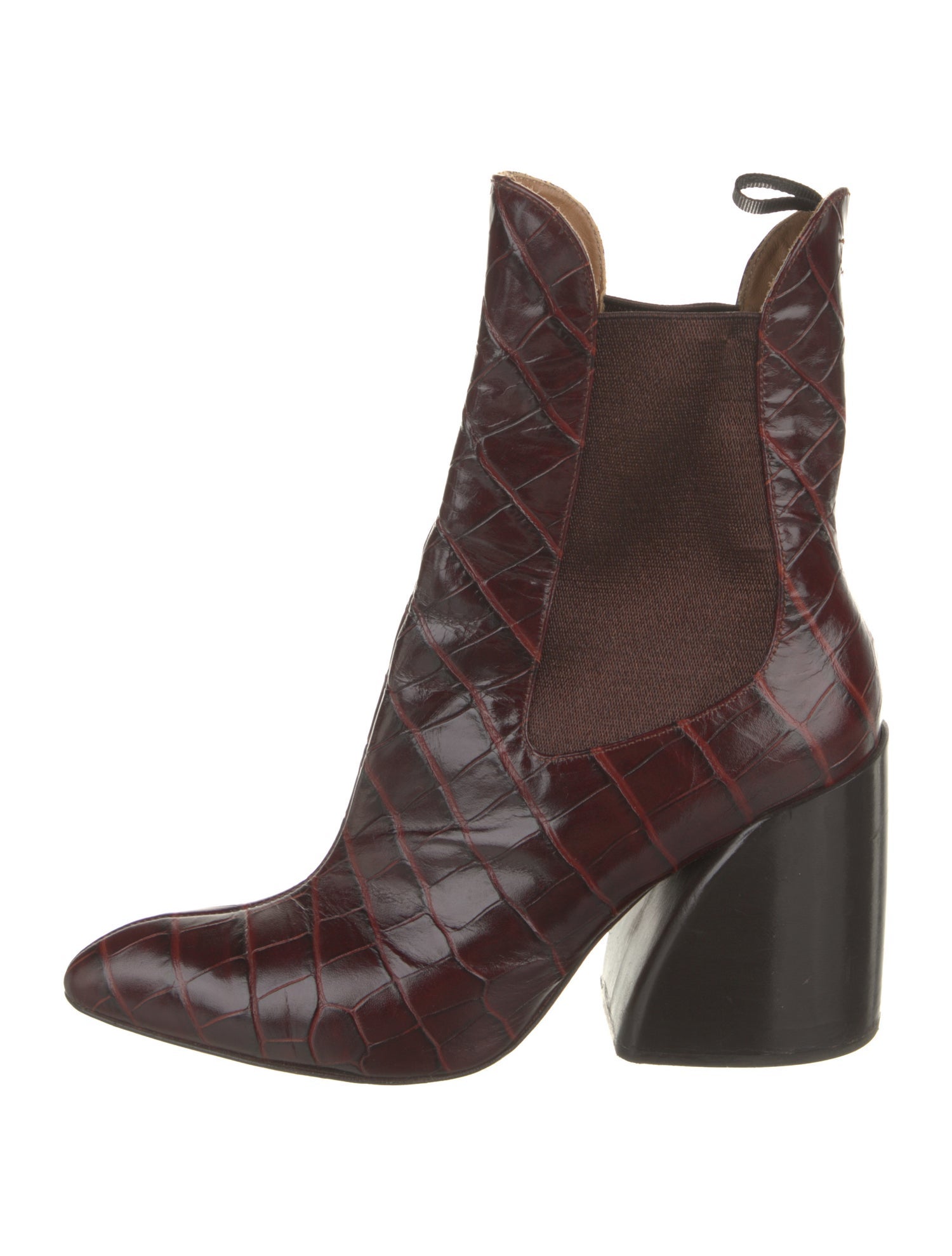 Chloé Vintage Leather Chelsea Boots