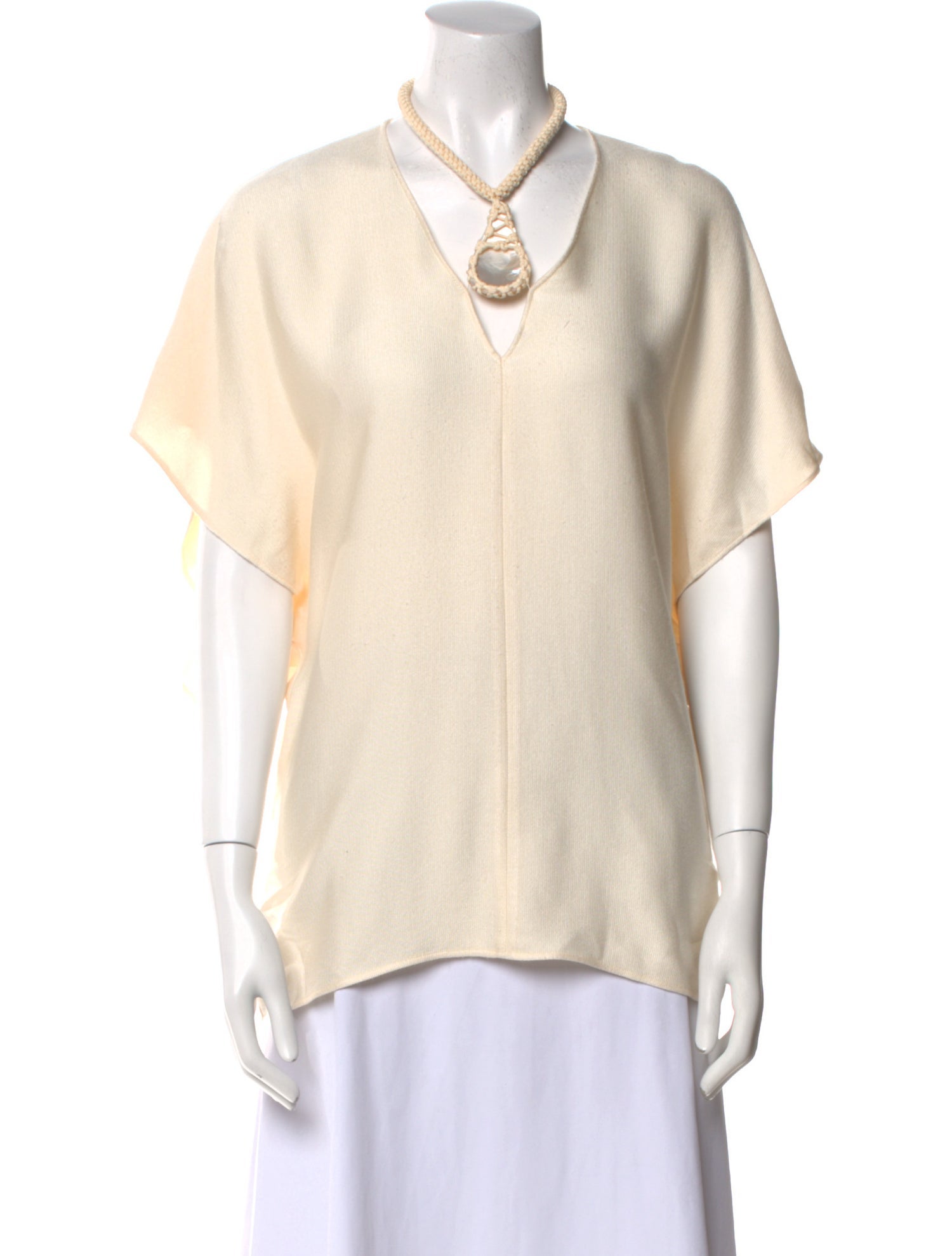 Chloé Silk V-Neck Sweatshirt