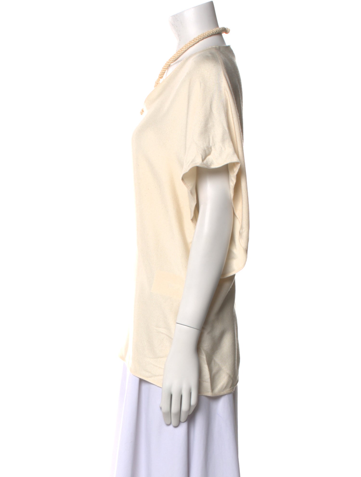 Chloé Silk V-Neck Sweatshirt