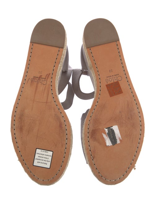 Chloé Suede Espadrilles