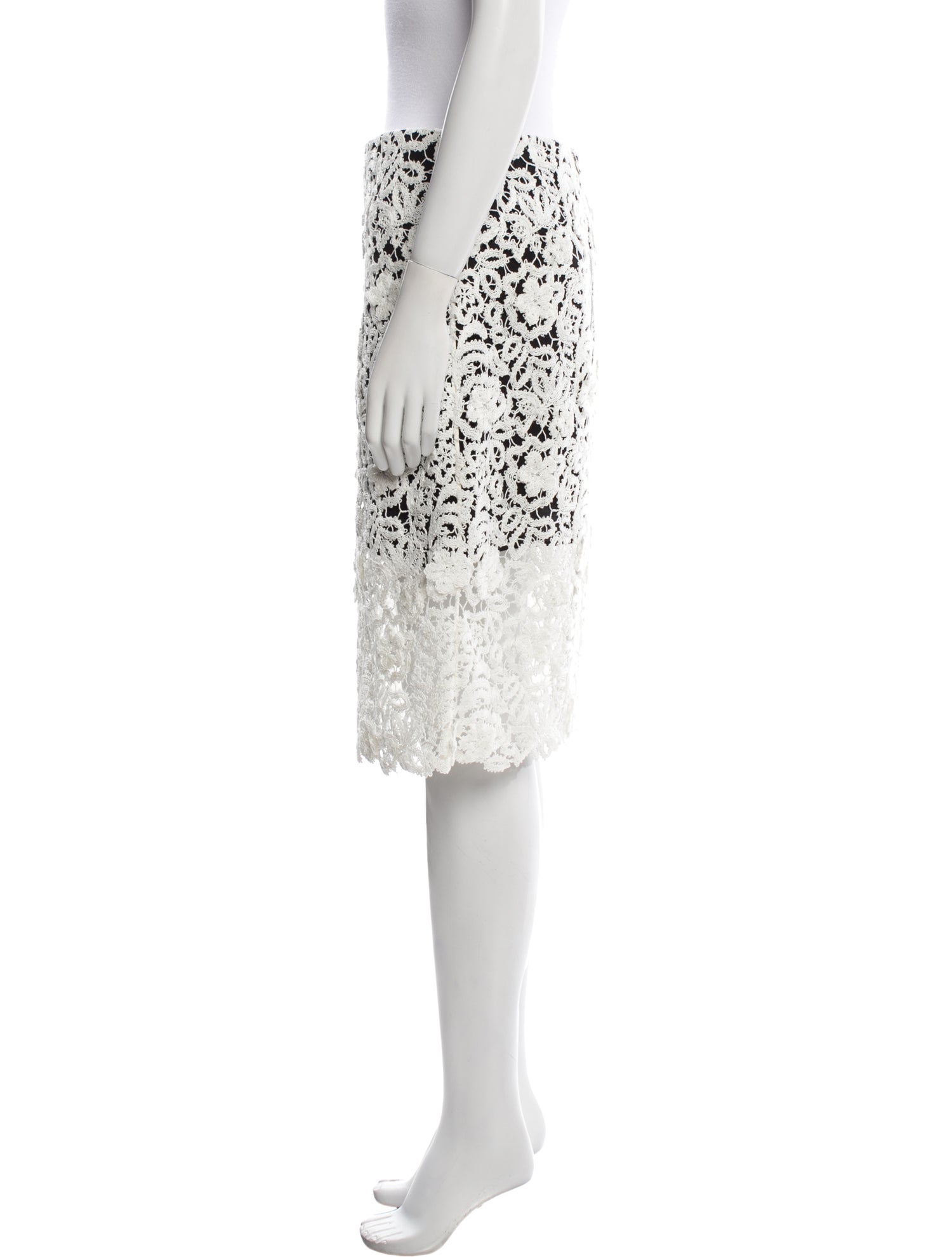 Chloé Silk Knee-Length Skirt