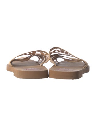 Chloé Lace Lace Trim Embellishment Slides