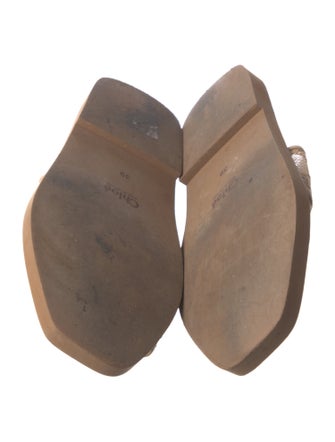 Chloé Lace Lace Trim Embellishment Slides